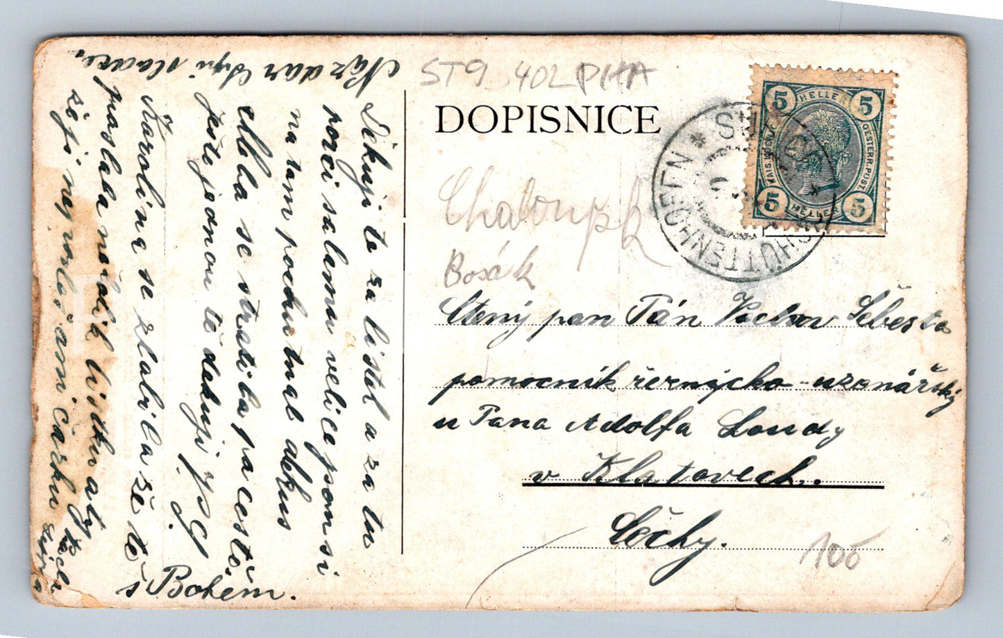 Pohlednice DEMONSTRACE SOCIÁLNÍCH DEMOKRATŮ 1905 V PRAZE (ST9402)