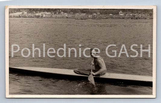 Pohlednice NA KÁNOJI kalous brabenec (ST9408)