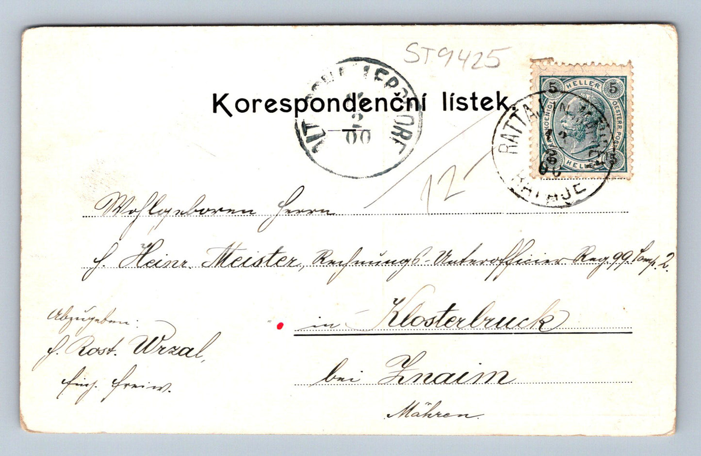 Pohlednice HOUSTLISTA jan kubelík (ST9425)