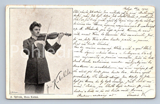 Pohlednice HOUSTLISTA jan kubelík (ST9425)