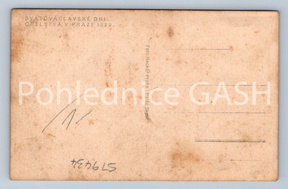 Pohlednice SVATOVÁCLAVSKÉ DNI ORELSTVA V PRAZE 1929 (ST9434)