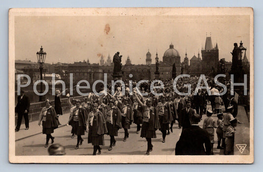 Pohlednice SVATOVÁCLAVSKÉ DNI ORELSTVA V PRAZE 1929 (ST9434)
