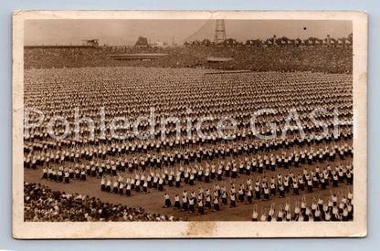 Pohlednice SOKOLSKÉ Z IX. SLETU VŠESOKOLSKÉHO V PRAZE 1932 (ST9440)