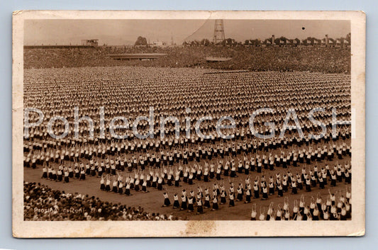 Pohlednice SOKOLSKÉ Z IX. SLETU VŠESOKOLSKÉHO V PRAZE 1932 (ST9440)