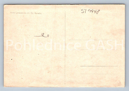 Pohlednice VÍTÁNÍ DR. ED. BENEŠE (ST9448)