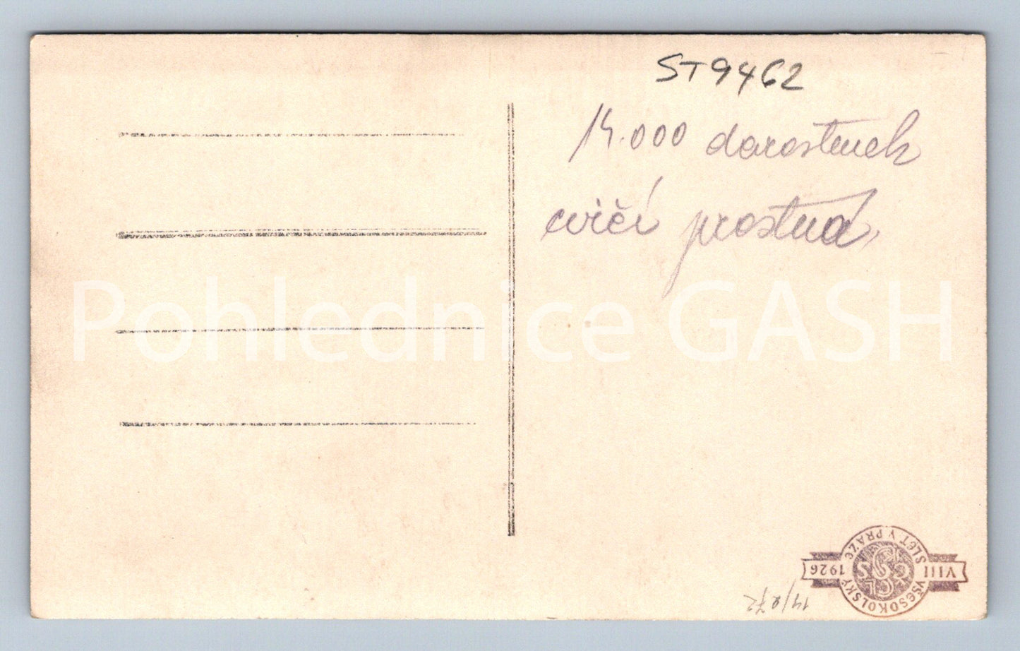 Pohlednice 14 000 DOROSTENEK (ST9462)