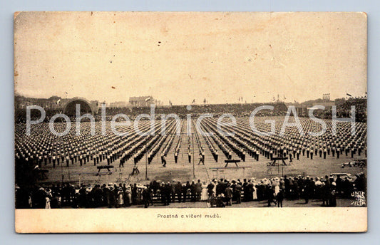 Pohlednice PROSTNÁ CVIČENÍ MUŽŮ (ST9470)