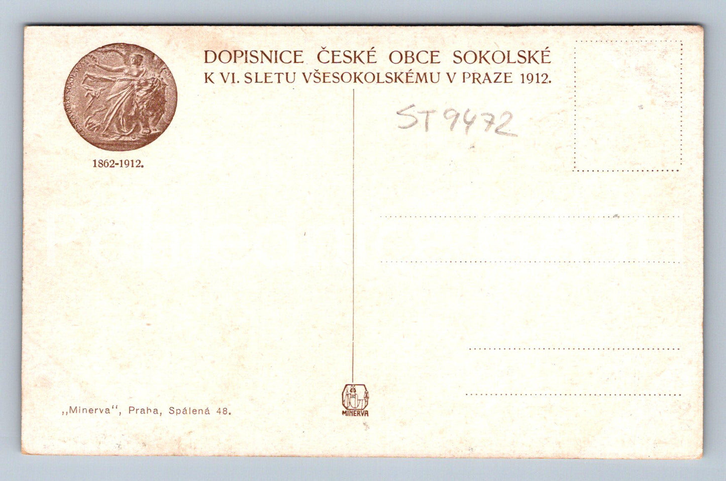 Pohlednice PROSTNÁ CVIČENÍ MUŽŮ (ST9472)