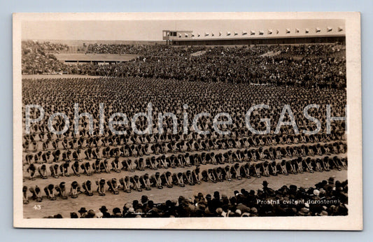 Pohlednice Z IX. SLETU VŠESOKOLSKÉHO V PRAZE 1932 (ST9487)