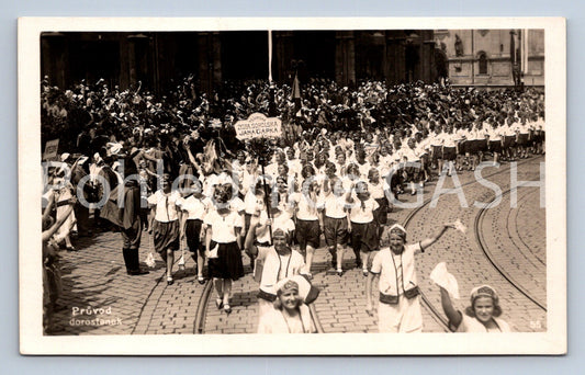 Pohlednice Z IX. SLETU VŠESOKOLSKÉHO V PRAZE 1932 (ST9489)