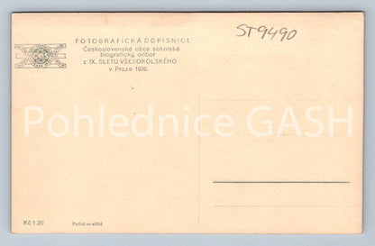 Pohlednice Z IX. SLETU VŠESOKOLSKÉHO V PRAZE 1932 (ST9490)