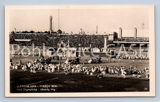 Pohlednice Z IX. SLETU VŠESOKOLSKÉHO V PRAZE 1932 (ST9491)