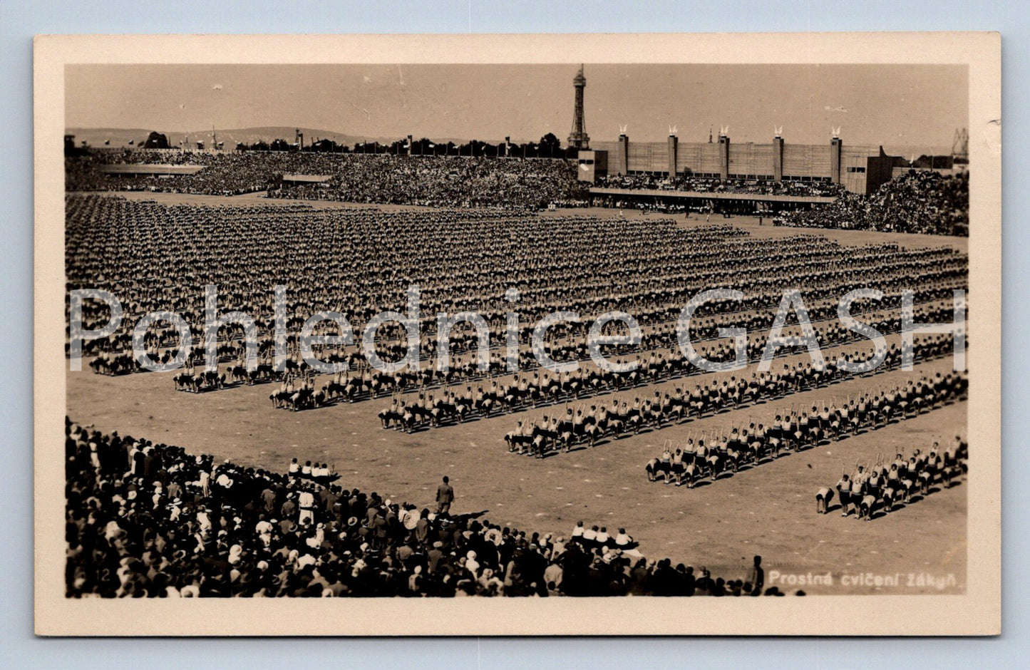 Pohlednice Z IX. SLETU VŠESOKOLSKÉHO V PRAZE 1932 (ST9492)