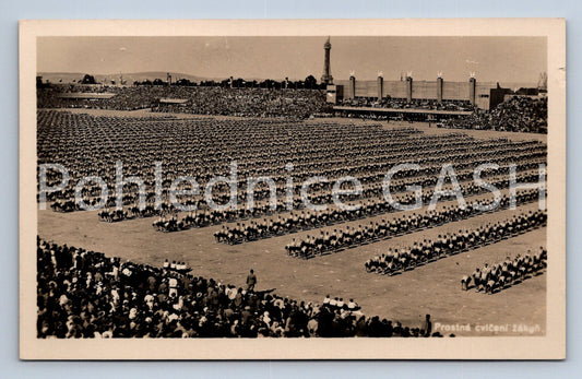 Pohlednice Z IX. SLETU VŠESOKOLSKÉHO V PRAZE 1932 (ST9492)