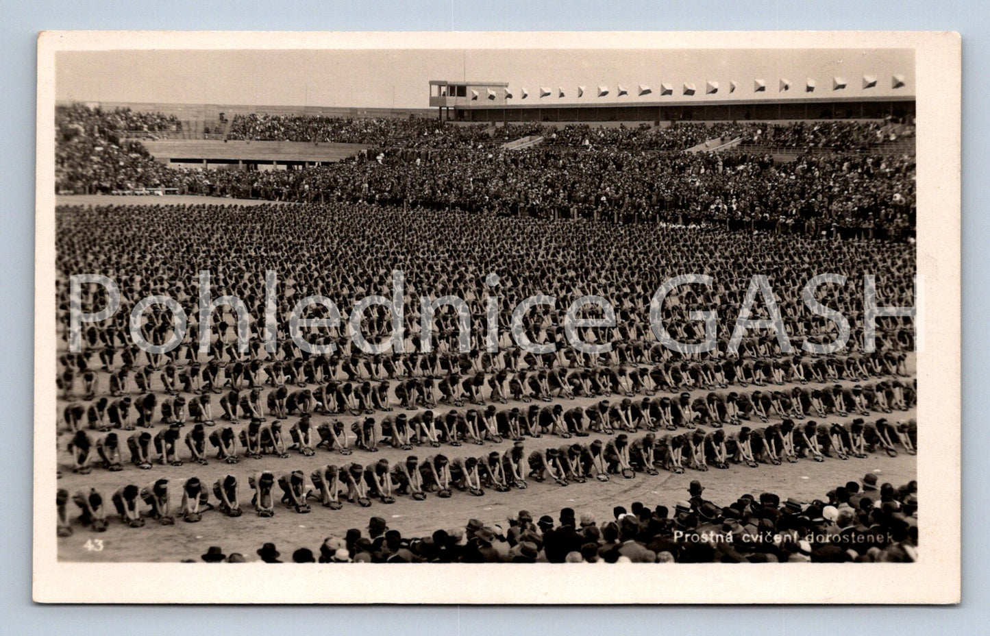 Pohlednice Z IX. SLETU VŠESOKOLSKÉHO V PRAZE 1932 (ST9495)
