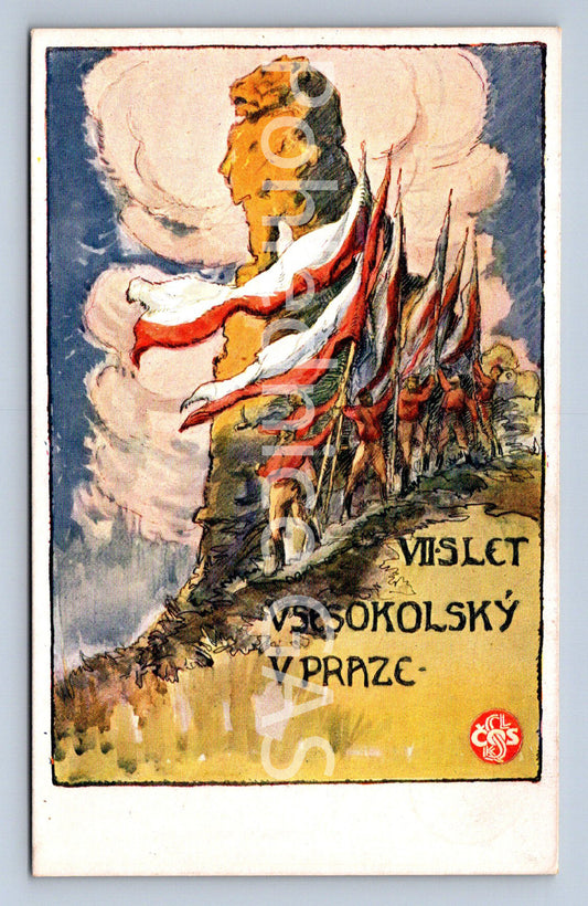 Pohlednice VII - SLET VŠESOKOLSKÝ V PRAZE (ST9506)