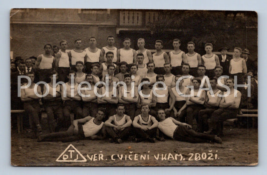 Pohlednice VEŘ. CVIČENÍ VKAM. ZBOŽI DTJ (ST9515)