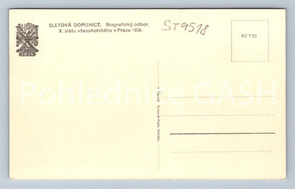 Pohlednice X. SLETU VŠESOKOLSKÉHO V PRAZE 1938 (ST9518)