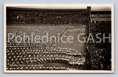 Pohlednice X. SLETU VŠESOKOLSKÉHO V PRAZE 1938 (ST9521)
