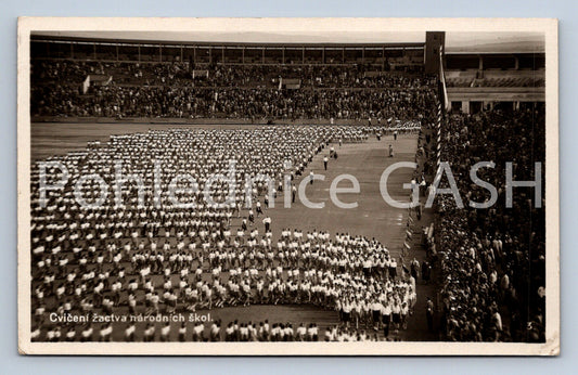 Pohlednice X. SLETU VŠESOKOLSKÉHO V PRAZE 1938 (ST9521)