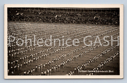 Pohlednice X. SLETU VŠESOKOLSKÉHO V PRAZE 1938 (ST9522)