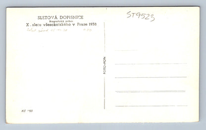 Pohlednice X. SLETU VŠESOKOLSKÉHO V PRAZE 1938 (ST9523)