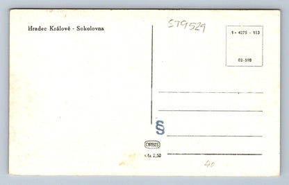 Pohlednice HRADEC KRÁLOVÉ sokolovna (ST9529)