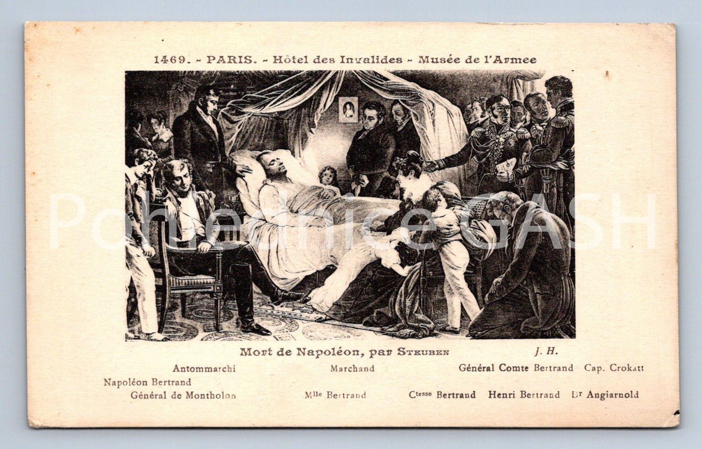 Pohlednice MORT DE NAPOLÉON (ST9548)