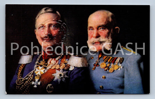 Pohlednice CÍSAŘ VILÉM II. A CÍSAŘ FRANTIŠEK JOSEF I. (ST9570)