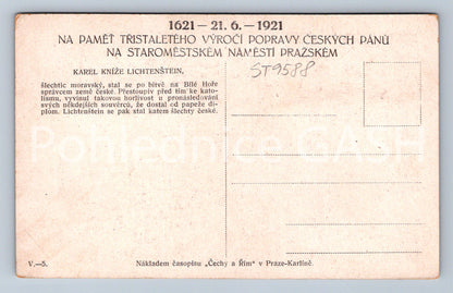 Pohlednice KAREL KNÍŽE LICHTENŠTEJN (ST9588)