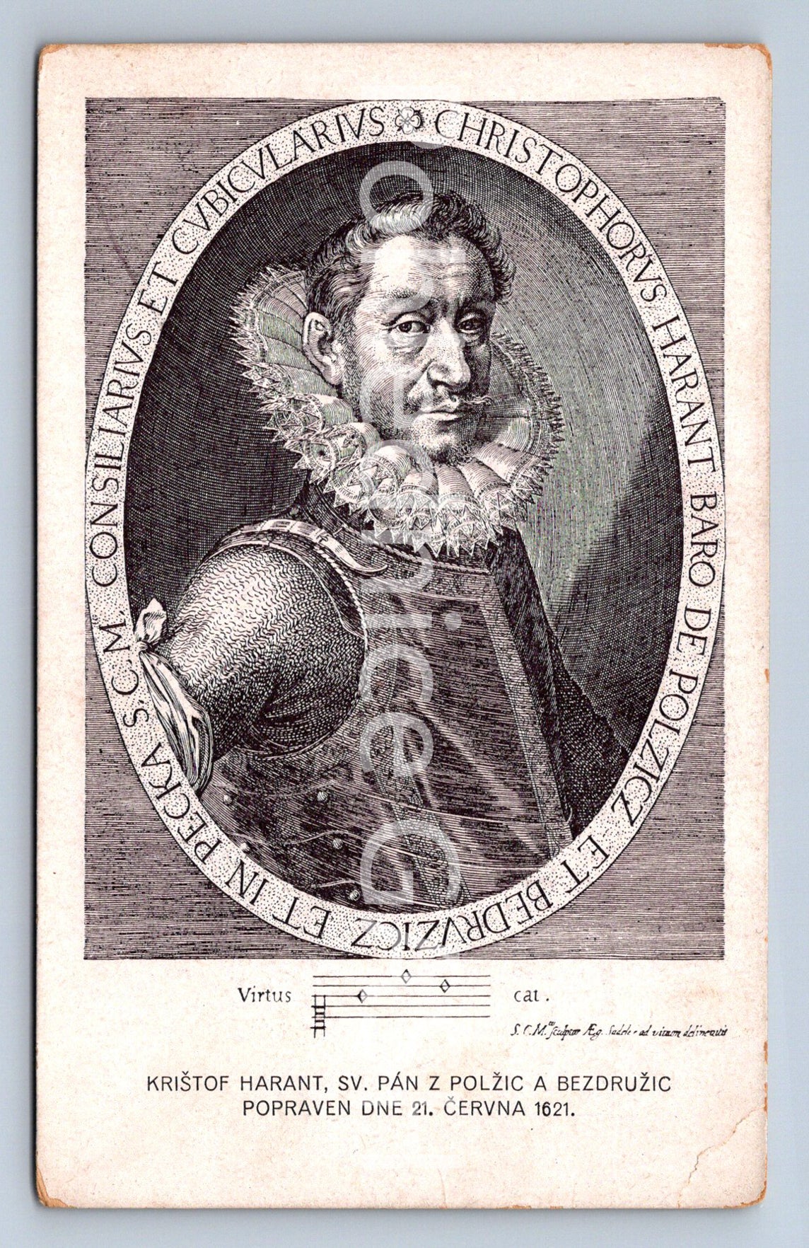 Pohlednice KRIŠTOF HARANT SV. PÁN Z POLŽIC A BEZDRUŽIC (ST9590)