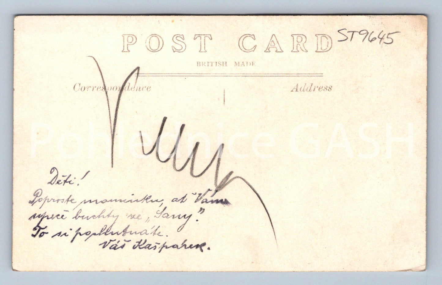 Pohlednice KAŠPÁREK VOJTA MERTEN autogram? podpis? (ST9645)