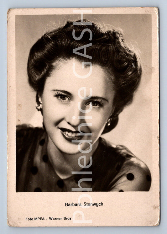 Pohlednice BARBARA STANWYCK (ST9648)