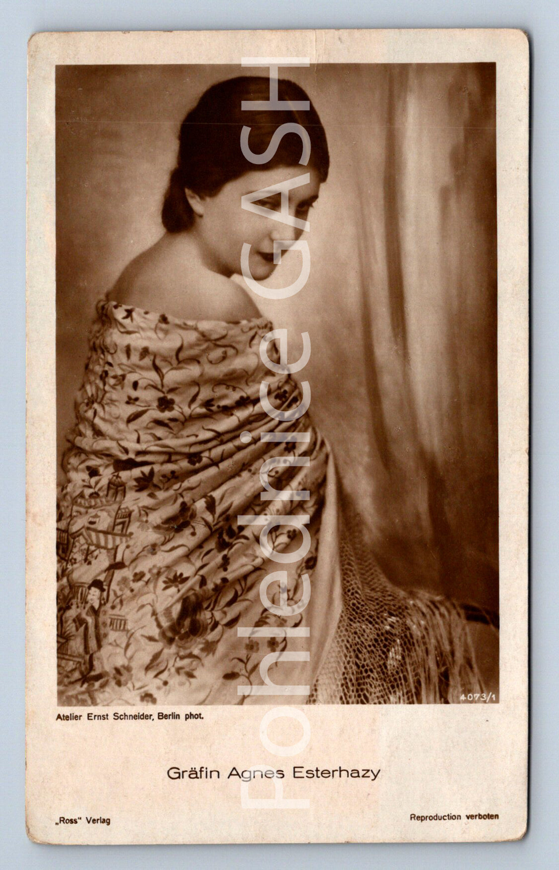 Pohlednice GRÄFIN AGNES ESTERHAZY (ST9651)