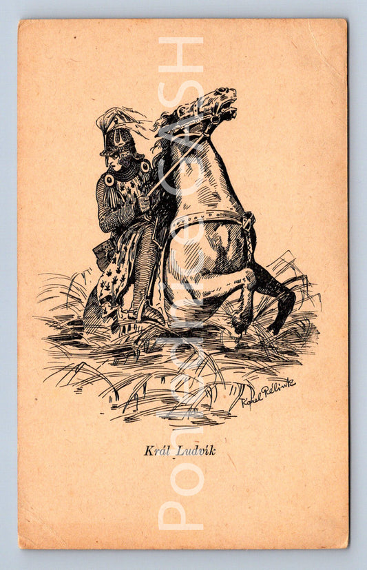 Pohlednice KRÁL LUDVÍK (ST9710)