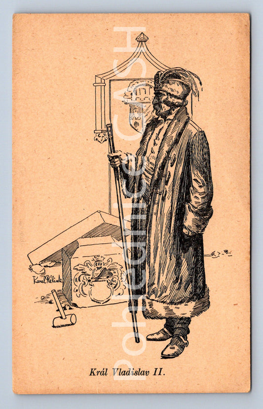 Pohlednice KRÁL VLADISLAV II. (ST9713)