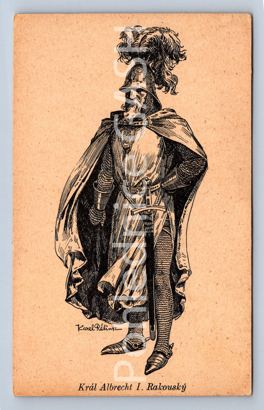 Pohlednice KRÁL ALBRECHT I. RAKOUSKÝ (ST9715)