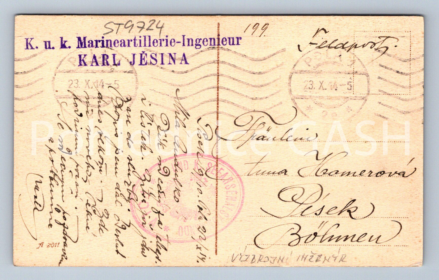 Pohlednice KARL JĚSINA (ST9724)