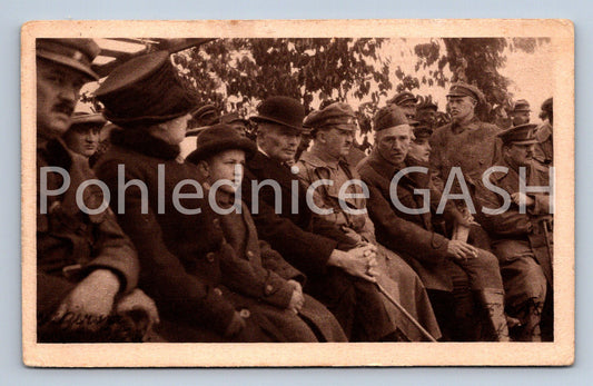 Pohlednice ZE ŽIVOTA ČESKOSL. ARMÁDY NA SIBIŘI (ST9763)