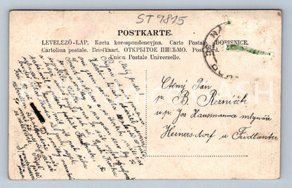 Pohlednice ŽENA V ŠATECH (ST9815)