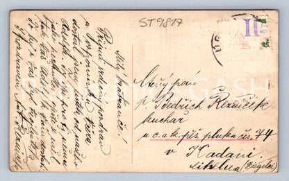 Pohlednice MUŽ SE ŽENOU (ST9817)
