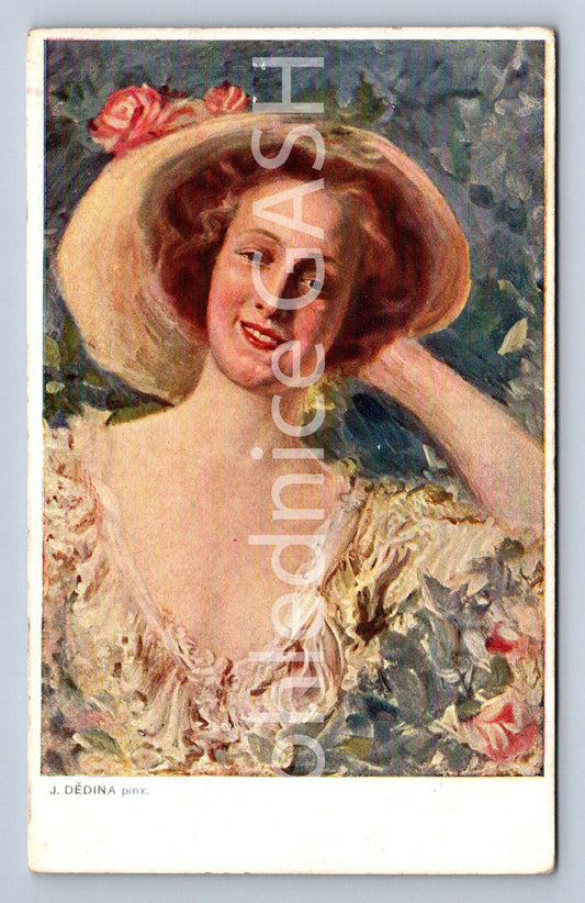 Pohlednice J. DĚDINA - ŽENA (ST9890)