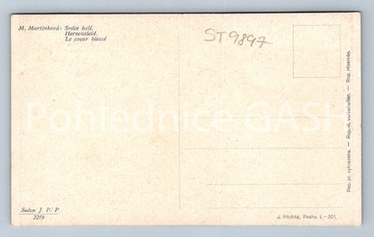 Pohlednice M. MARTINKOVÁ - SRDCE BOLÍ (ST9897)