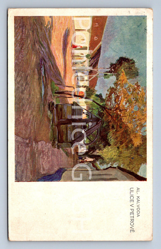 Pohlednice AL. KALIVODA - ULICE V PETROVĚ (ST9916)