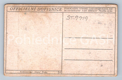 Pohlednice VOJÁK S BUBNEM (ST9919)