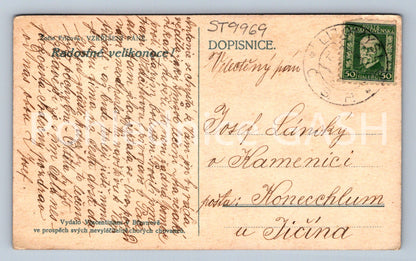 Pohlednice RADOSTNÉ VELIKONOCE (ST9969)