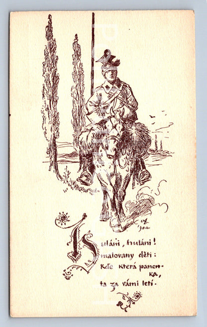 Pohlednice MIKOLÁŠ ALEŠ - NÁRODNÍ PÍSNĚ (ST9981)