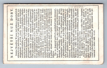 Postcard DOCTOR WOODROW WILSON (ST10005)