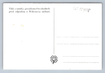 Pohlednice VLAK S OSTATKY PRESIDENTA WILSONOVO NÁDRAŽÍ (ST10108)