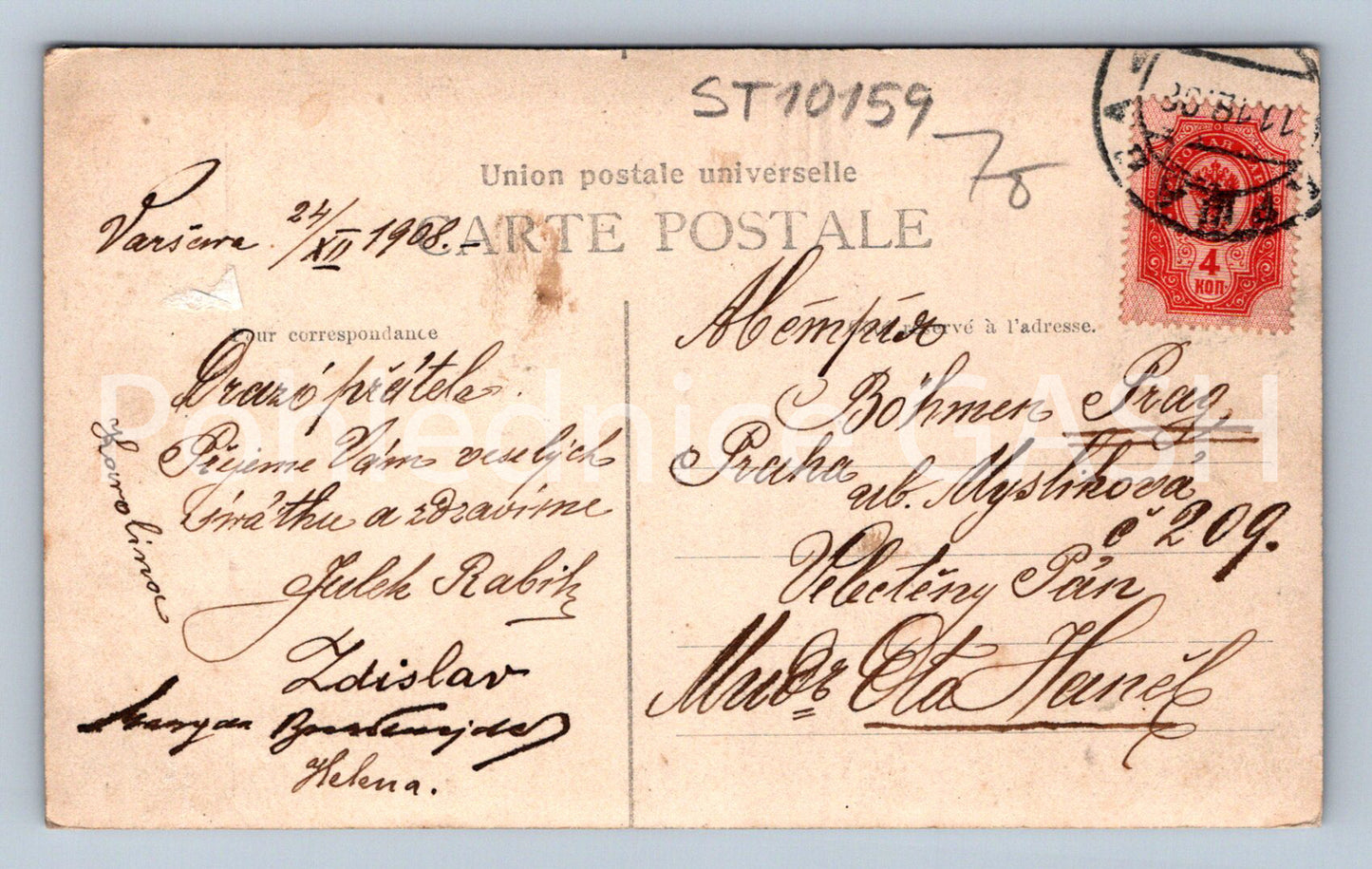 Pohlednice ŽENA (ST10159)